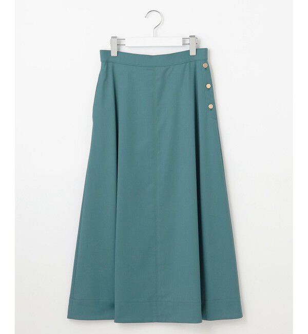 自由区「【洗える】TWラチネストレッチフレア スカート」|スカート|ﾎﾞﾄﾙｸﾞ