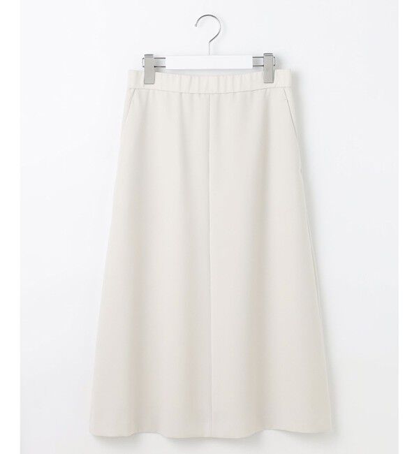 自由区「【きれいめの定番・セットアップ対応・セレモニー・通勤】トリアセダブルクロスフレア スカート」|スカート|