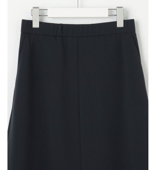 自由区「【きれいめの定番・セットアップ対応・セレモニー・通勤】トリアセダブルクロスフレア スカート」|スカート|