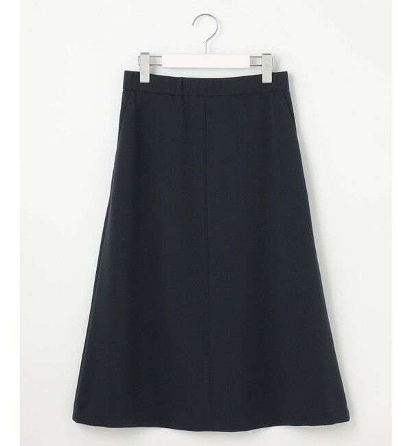 自由区「【きれいめの定番・セットアップ対応・セレモニー・通勤】トリアセダブルクロスフレア スカート」|スカート|