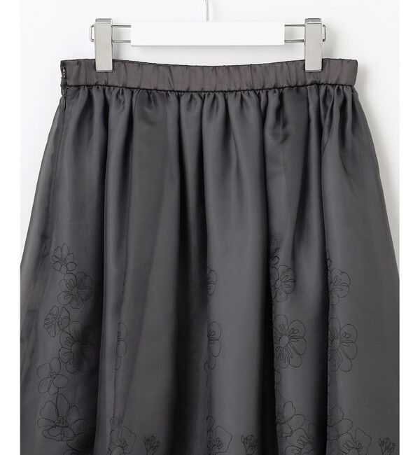 自由区「【洗える】シアーパネルエンブロイダリー スカート」|スカート|