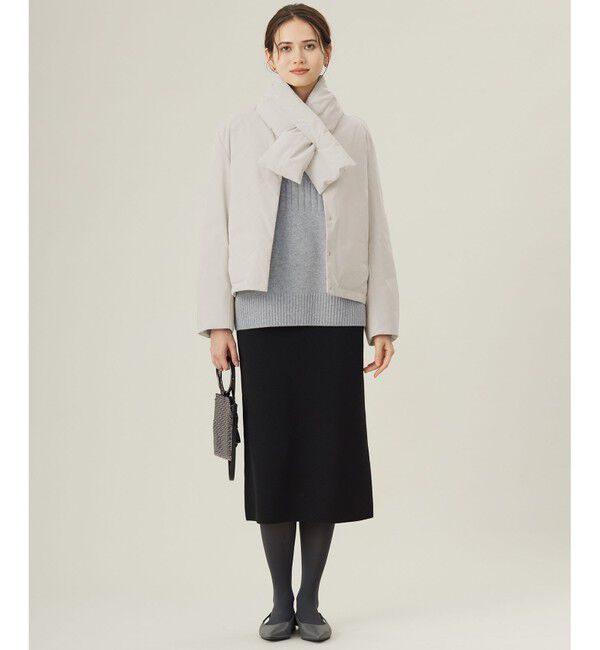 自由区「【撥水加工・洗える】ティペット付きスプリング ダウン」|ダウン|