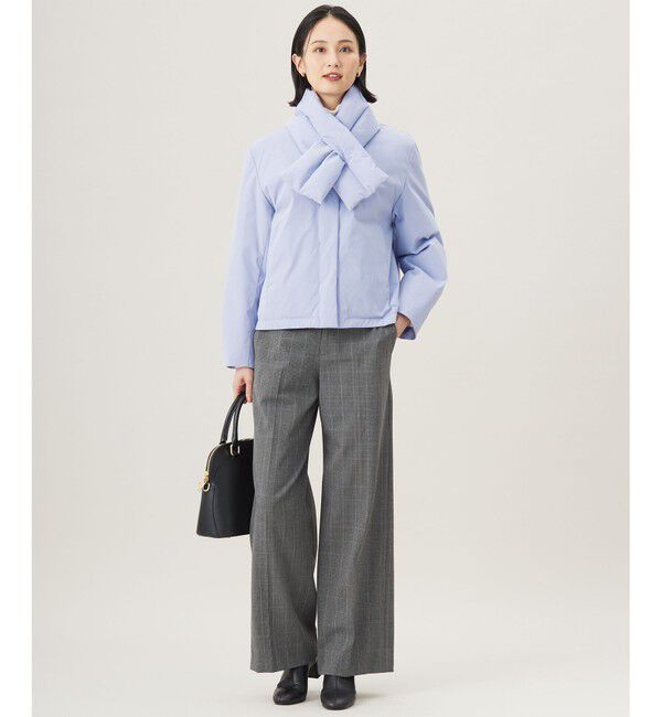 自由区「【撥水加工・洗える】ティペット付きスプリング ダウン」|ダウン|