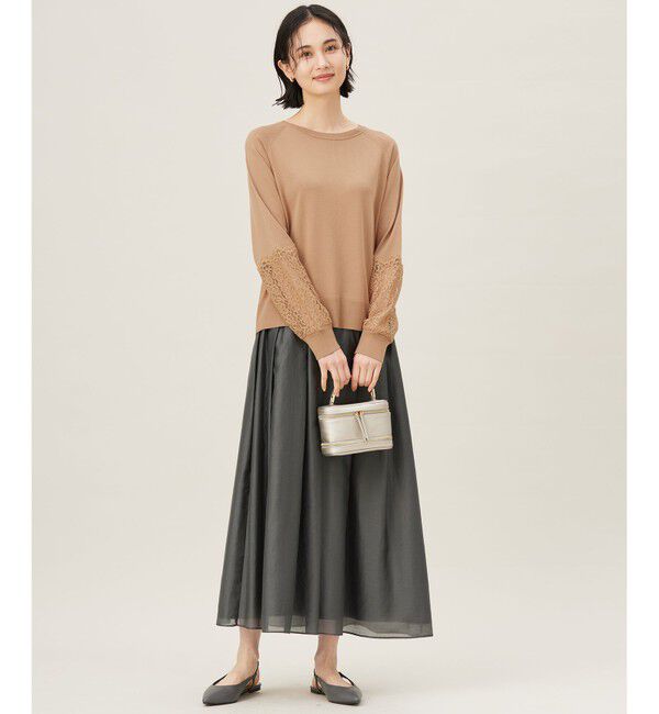 自由区「【洗える】エアリー スカート」|スカート|