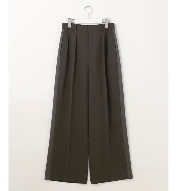 自由区「【SHIHOさんコラボ・洗える】バックサテンジョーゼットワイド パンツ」|その他|