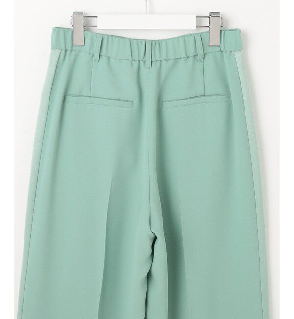 自由区「【SHIHOさんコラボ・洗える】バックサテンジョーゼットワイド パンツ」|その他|