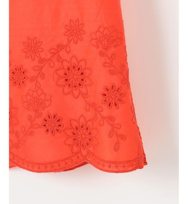 自由区「エンブロイダリーローンシャツ ブラウス」|シャツ・ブラウス|