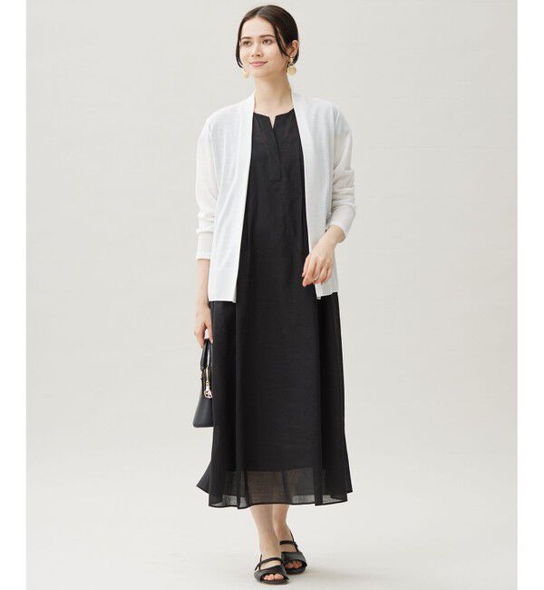 自由区「【接触冷感・UVケア・洗える】ファンクショナル カーディガン」|カーディガン|