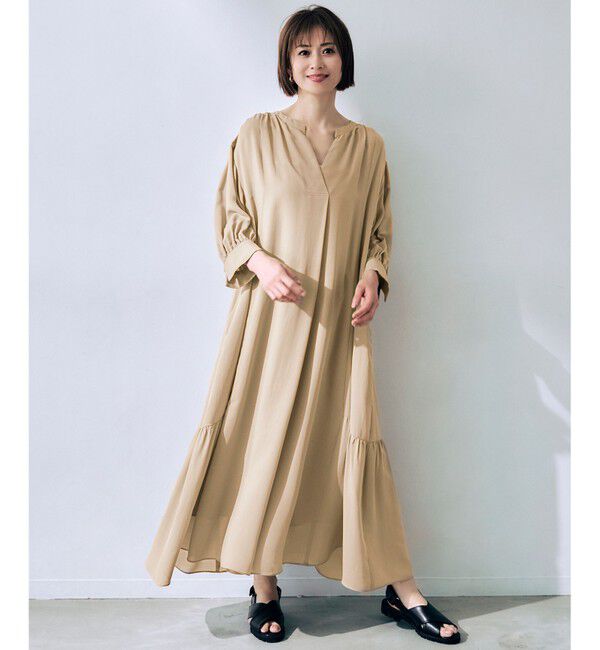 自由区「【カタログ掲載】ソフトシルクビエラ ワンピース」|ワンピース|