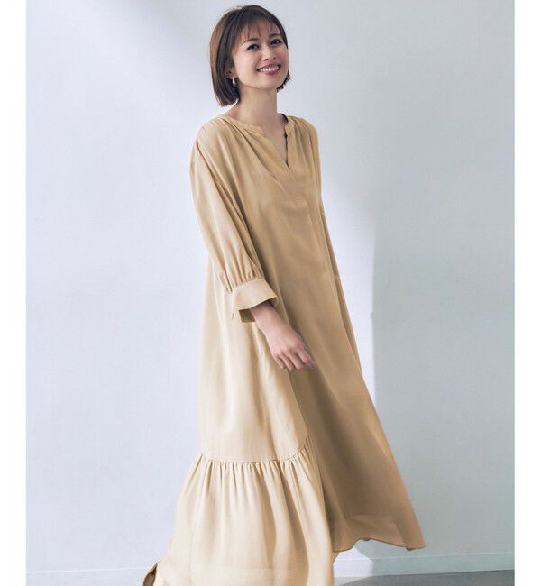 自由区「【カタログ掲載】ソフトシルクビエラ ワンピース」|ワンピース|