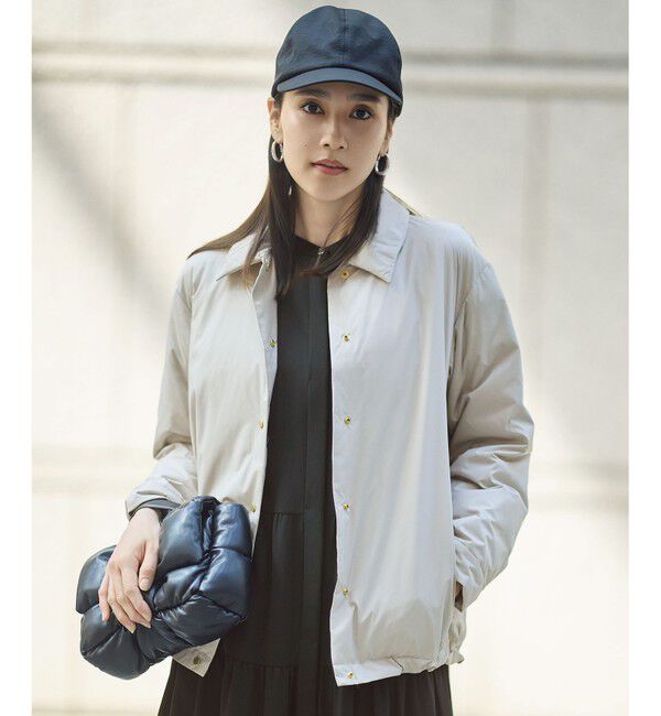 自由区「【カタログ掲載】ライトダウンコーチ ジャケット」|ダウン|グレージュ