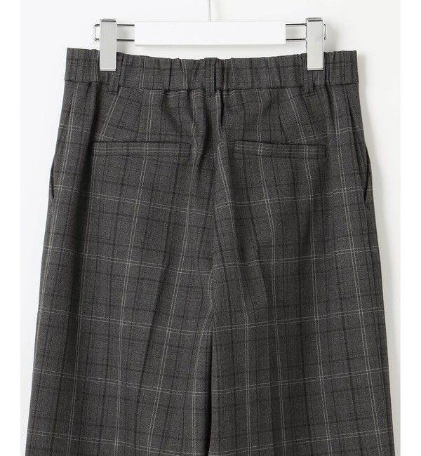 自由区「TRギャバ裏起毛チェック柄ワイド パンツ」|その他|