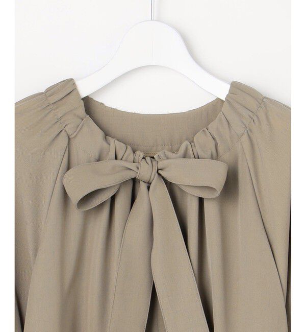 自由区「【SHIHOさん着用】TWドレープツイル3WAYボウタイ ワンピース」|ワンピース|