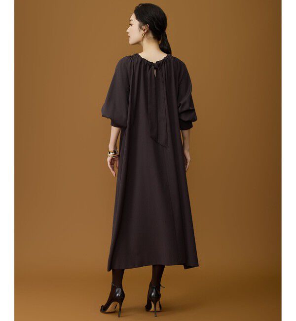 自由区「【SHIHOさん着用】TWドレープツイル3WAYボウタイ ワンピース」|ワンピース|