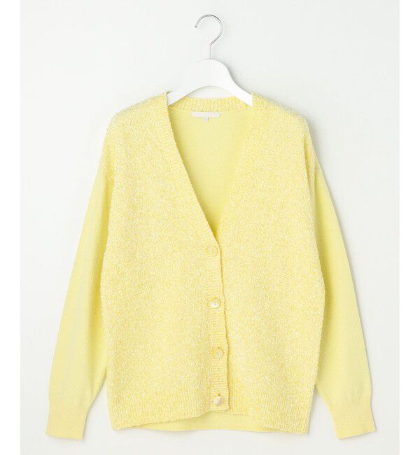 自由区「ブークレミックスツイードニット カーディガン」|カーディガン|