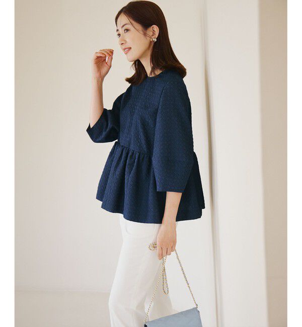 23区「【Oggi2月号掲載/新色追加】TRストレッチギャバ テーパードパンツ」|その他|