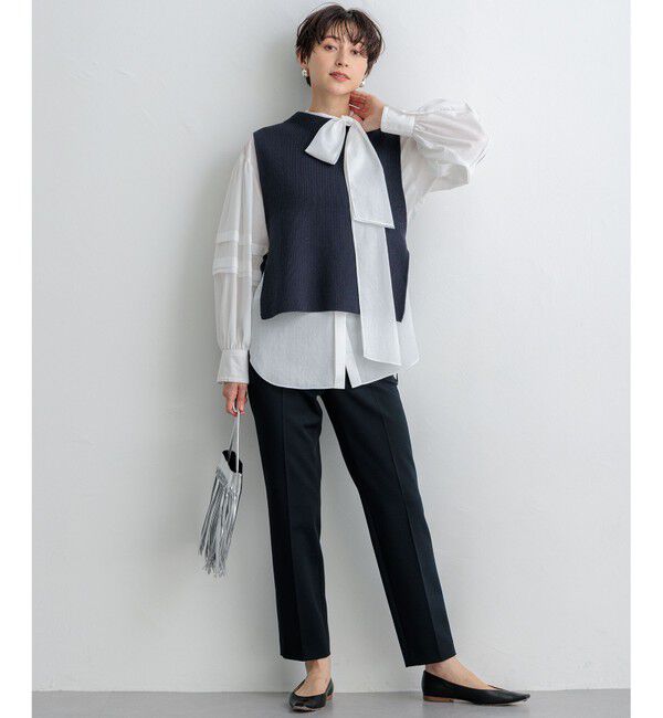 23区「【Oggi2月号掲載/新色追加】TRストレッチギャバ テーパードパンツ」|その他|