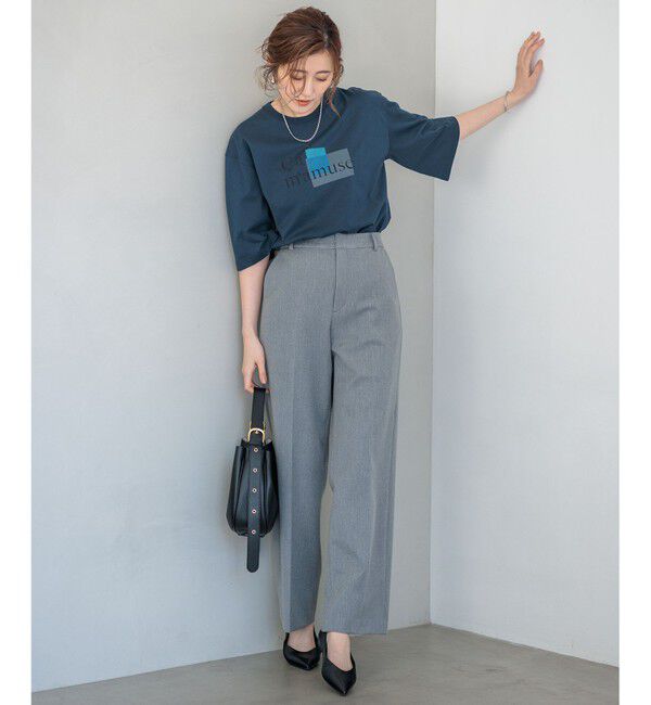 23区「【CLASSY.2月号掲載/洗える】TRストレッチギャバ ワイドパンツ」|その他|