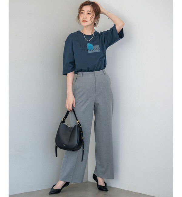 23区「【CLASSY.2月号掲載/洗える】TRストレッチギャバ ワイドパンツ」|その他|