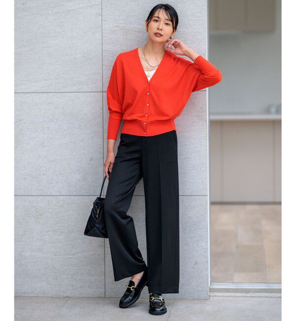 23区「【CLASSY.2月号掲載/洗える】TRストレッチギャバ ワイドパンツ」|その他|