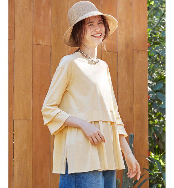 23区「【UVカット/洗える】ペーパー ブレード ハット」|ハット|