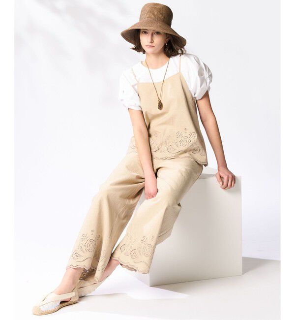 23区「【UVカット/洗える】ペーパー ブレード ハット」|ハット|