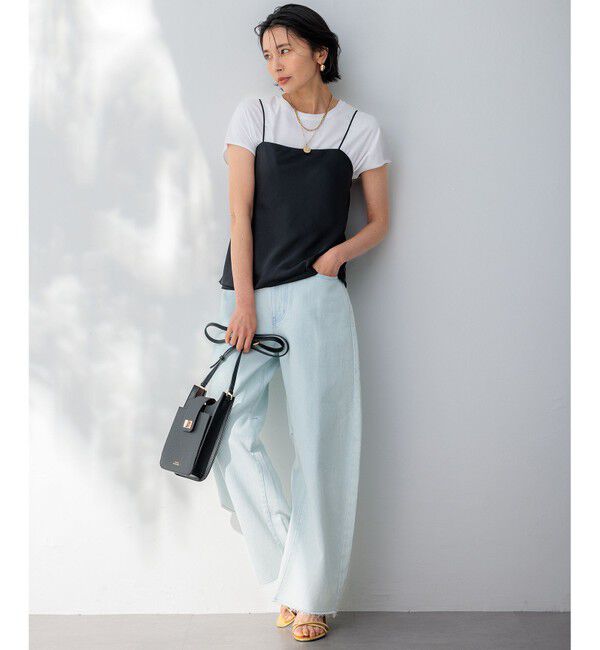 23区「【接触冷感/洗える】フレンチスリーブ IT TEE」|Tシャツ・カットソー|