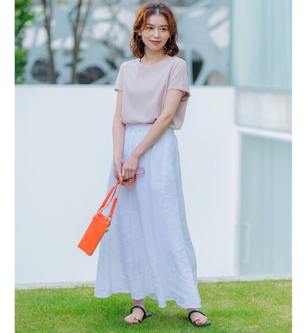 23区「【接触冷感/洗える】フレンチスリーブ IT TEE」|Tシャツ・カットソー|