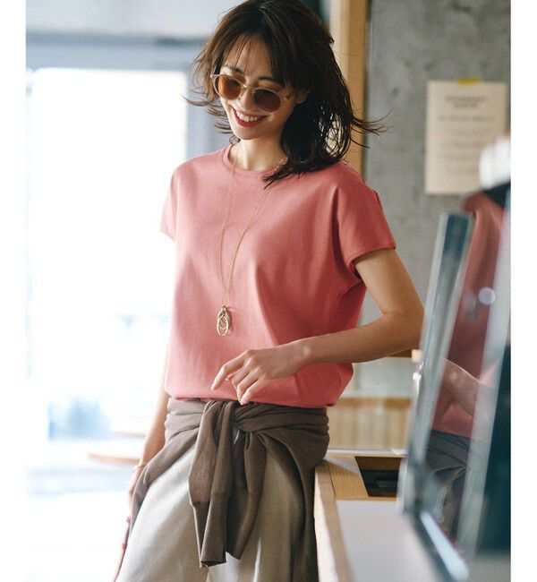 23区「【接触冷感/洗える】フレンチスリーブ IT TEE」|Tシャツ・カットソー|ﾃﾗｺｯﾀﾋ