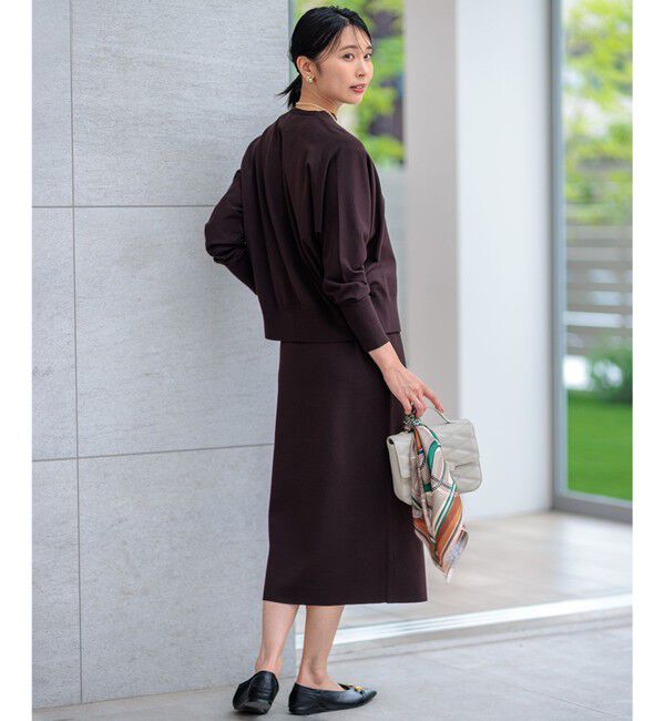 23区「【洗える】ヴィスコースストレッチ タイトスカート」|スカート|