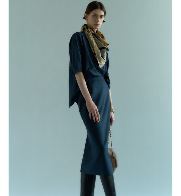 23区「【洗える】ヴィスコースストレッチ タイトスカート」|スカート|