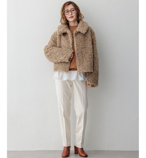 23区「【ご好評につき新色追加】ナチュラルコットンベアコンビ ペプラム カットソー」|Tシャツ・カットソー|