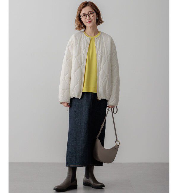 23区「【洗える/撥水加工】中綿 パディング アウター」|ダウン|