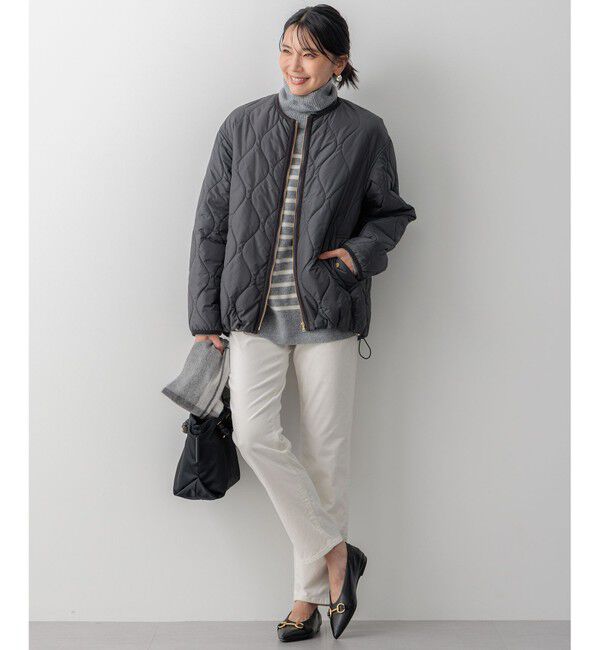 23区「【洗える/撥水加工】中綿 パディング アウター」|ダウン|