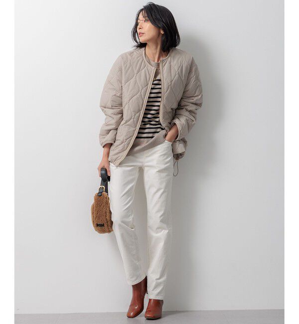 23区「【洗える/撥水加工】中綿 パディング アウター」|ダウン|