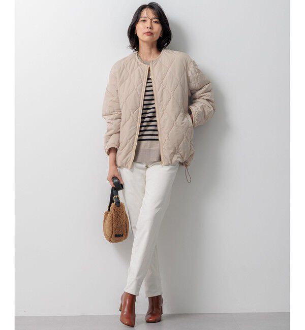 23区「【洗える/撥水加工】中綿 パディング アウター」|ダウン|