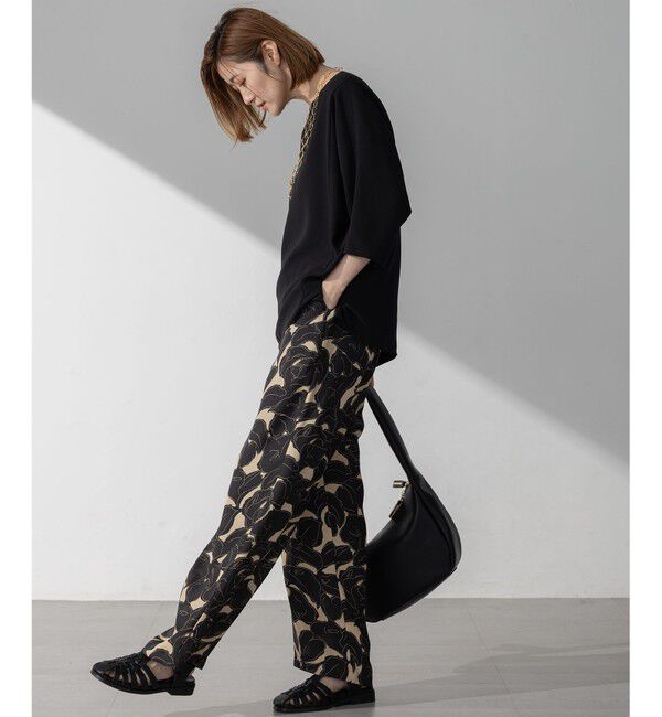 23区「【吸水速乾/UVカット/接触冷感】ストレッチジョーゼット ドルマン カットソー」|Tシャツ・カットソー|