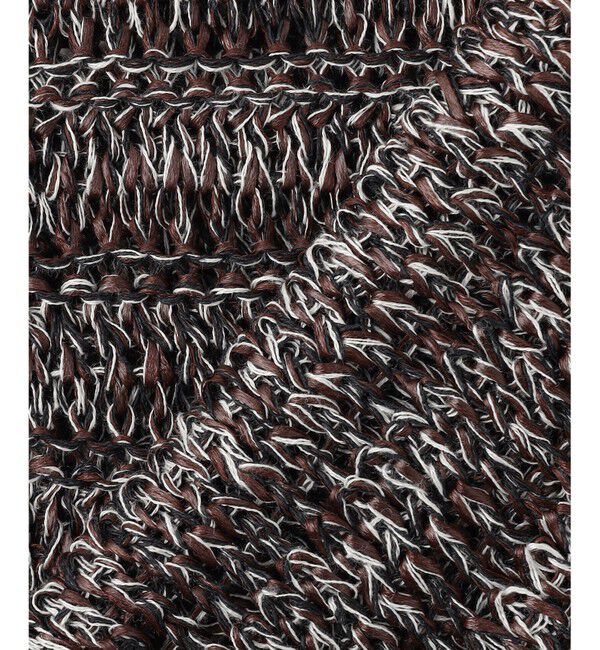 23区「【洗える】テープミックススカシ ノースリーブ ニット」|ニット・セーター|