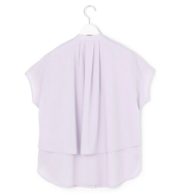 23区「【撥水加工/洗える】シアーナイロンツイル レイヤード ブラウス」|シャツ・ブラウス|