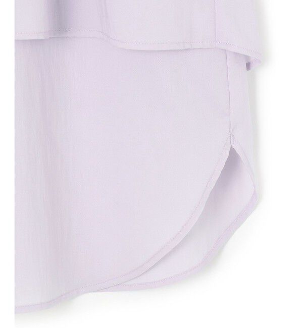 23区「【撥水加工/洗える】シアーナイロンツイル レイヤード ブラウス」|シャツ・ブラウス|