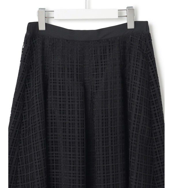 23区「【洗える】Broche チェックレース スカート」|スカート|