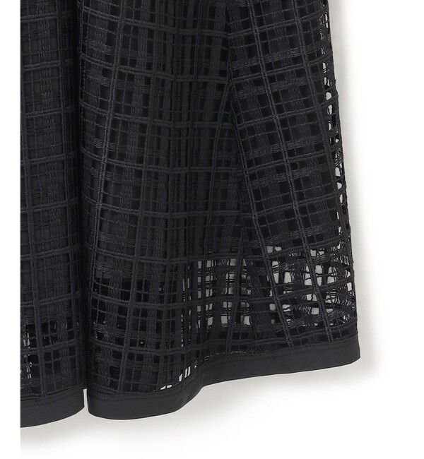 23区「【洗える】Broche チェックレース スカート」|スカート|