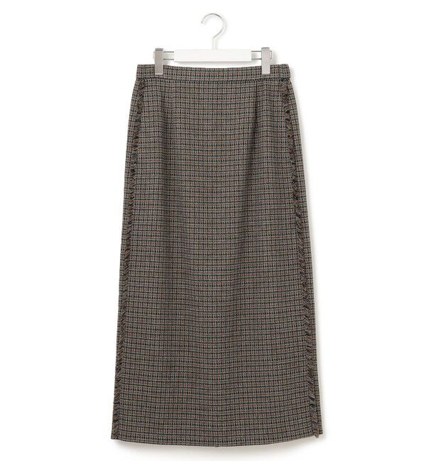 23区「【GLOW10月号掲載/洗える】ツイーディーカラーミックス  Iライン スカート」|スカート|