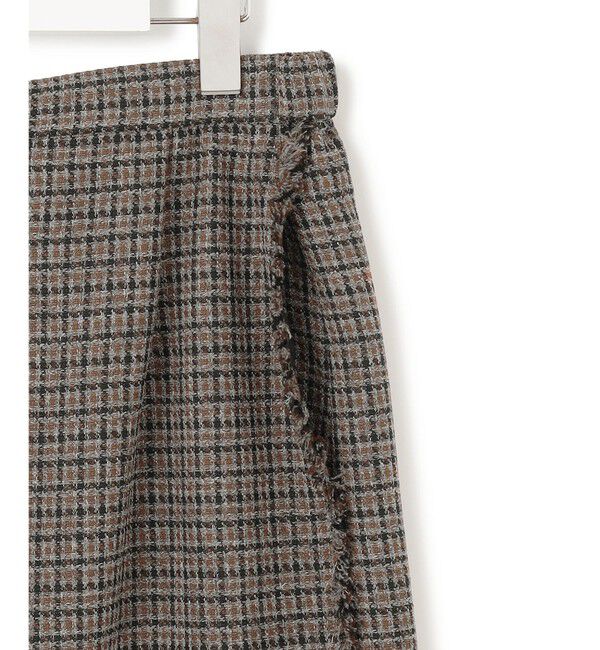 23区「【GLOW10月号掲載/洗える】ツイーディーカラーミックス  Iライン スカート」|スカート|