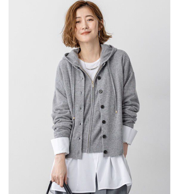 23区「【見上愛さん着用/STORY掲載】ピュアカシミヤ クルーネック カーディガン」|カーディガン|ﾗｲﾄｸﾞﾚ