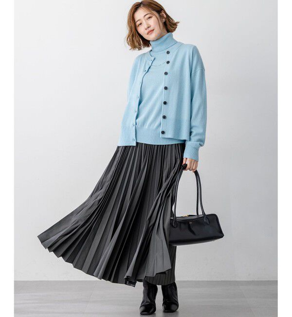 23区「【見上愛さん着用/STORY掲載】ピュアカシミヤ クルーネック カーディガン」|カーディガン|