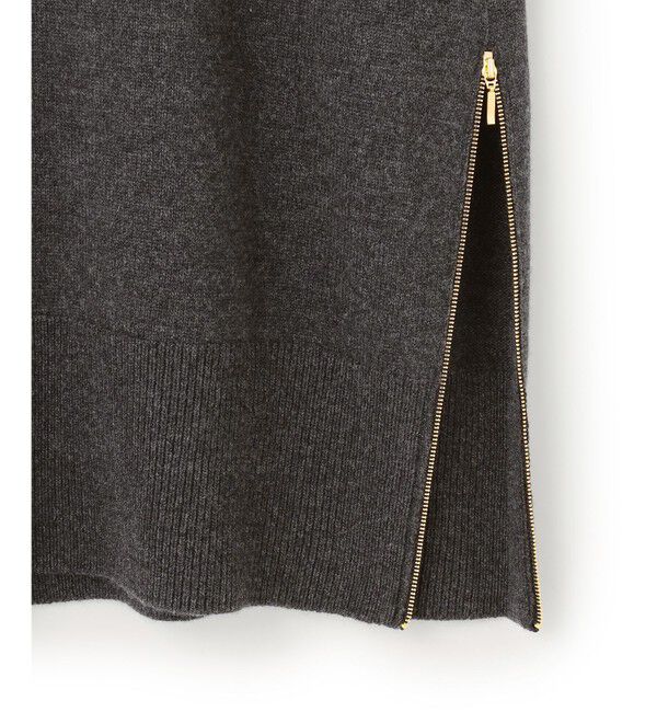 23区「【見上愛さん着用/Oggi掲載/洗える】カシミヤブレンド サイドジップ  ニットチュニック」|ニット・セーター|