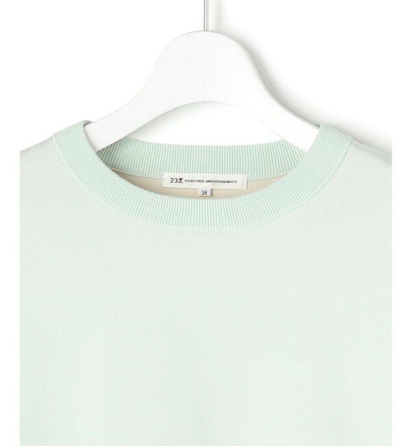 23区「バイカラーダブルフェイス ニット」|ニット・セーター|