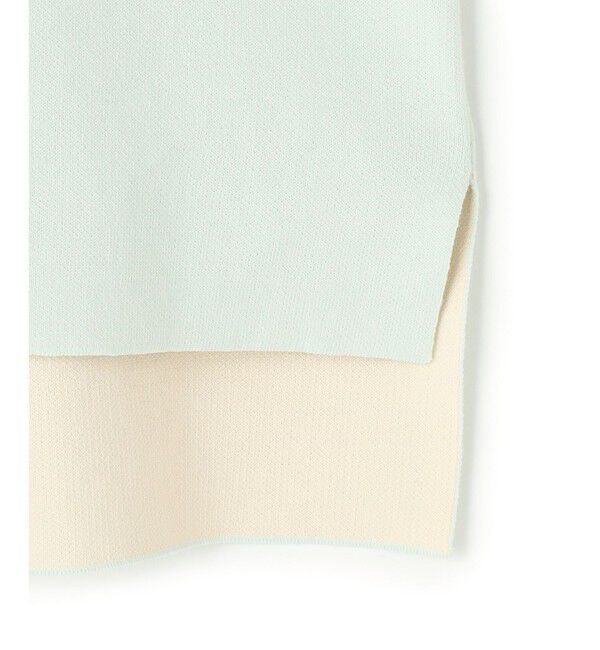 23区「バイカラーダブルフェイス ニット」|ニット・セーター|