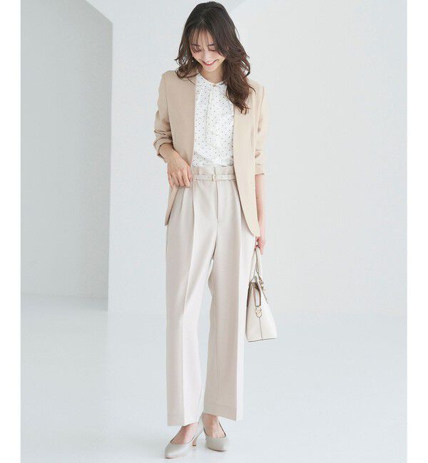 any SiS「【UVカット / 接触冷感 / 吸水速乾】スマートビューティストレッチ ノーカラージャケット」|ノーカラージャケット|